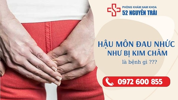 Hậu môn đau như bị kim châm là bệnh gì ?