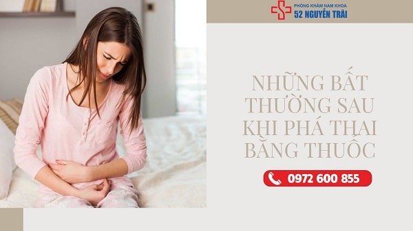 Những bất thường sau khi phá thai bằng thuốc cần đi khám ngay