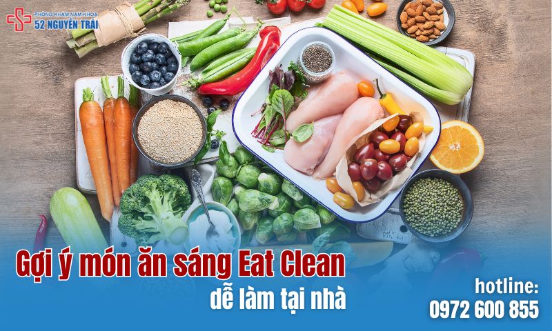 Những món ăn sáng Eat Clean dễ làm tại nhà