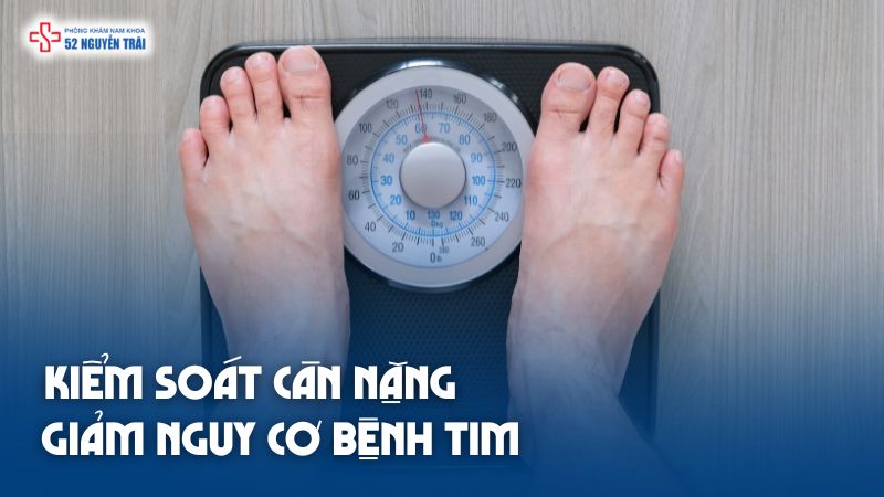 Kiểm soát cân nặng giúp giảm nguy cơ bệnh tim